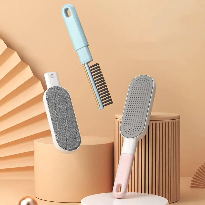 Double-Sided Pet Hair Removal Brush for Furniture