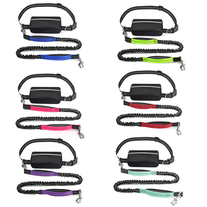 Cross-Border Amazon Pet Running Waist Bag with Leash